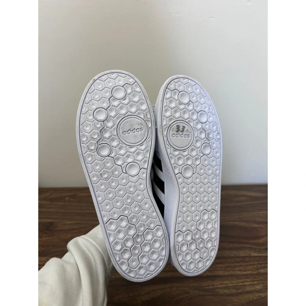 Adidas Breaknet White Black Tennis Sneakers‎ FY9506 Kids 5.5 Women 7 NEW